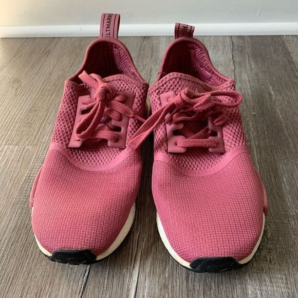 Adidas Boost NMDR1 Everyday Sneakers Magenta Pink White Size 7.5 8 - Picture 2 of 15